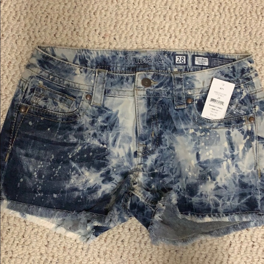 Denim shorts